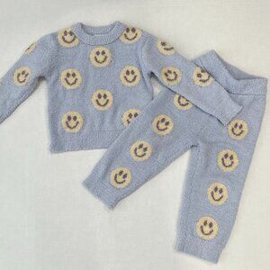 Girl - 2 - Lola + The Boys Blue Smiley Fuzzy Set